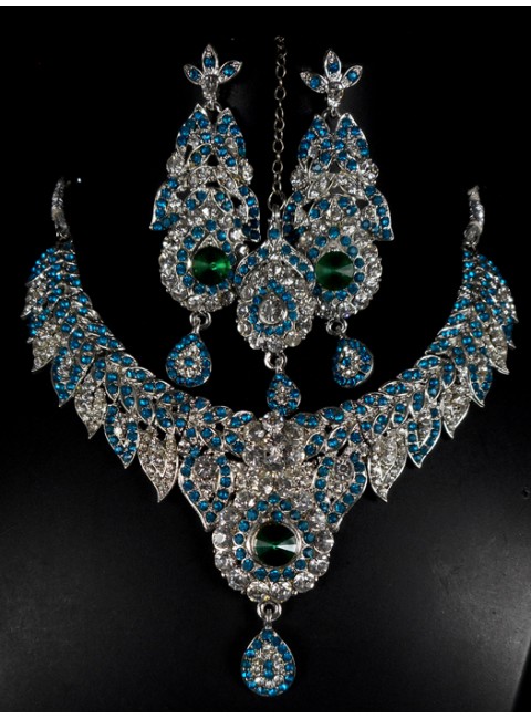 Rhodium Necklace Set